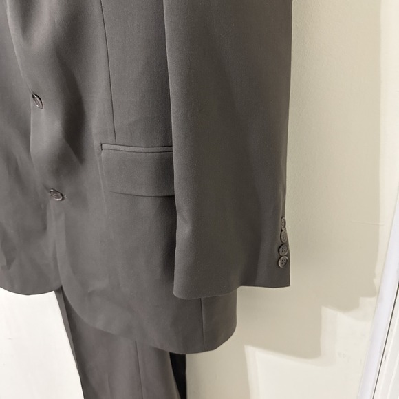 Haggar Black Label Suit Blazer 44L and Pants 36x32 - Picture 3 of 12